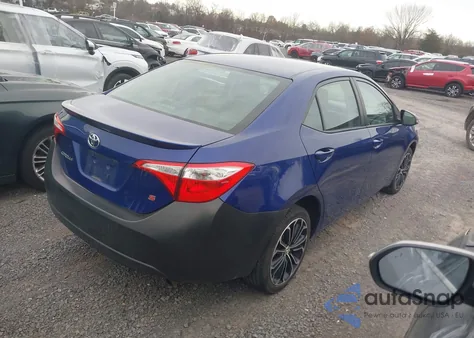 2016 Toyota Corolla S Plus from USA, damaged, VIN 2T1BURHE3GC623288